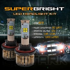 Stark LED 80W 7800LM LED Kit CREE XT-E 6000K Headlight Dual Hi Lo - H13 9008 picture