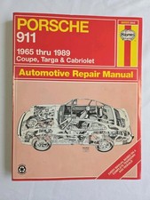 Haynes Porsche 911 1965-1989 Coupe, Targa & Cabriolet Repair Manual 1990 picture