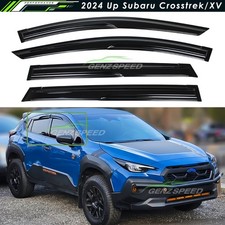 For 2024-2026 Subaru Crosstrek XV 3D Wavy Mugen Style Window Visors Rain Guards picture