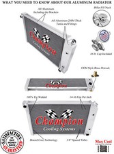 WR Champion 3 Row Radiator for 1982 - 1987 Buick Regal Grand National V6 Engine picture