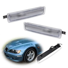 For 1996-2002 BMW Z3 M Coupe Front Corner Side Marker Lights Lamp Housings Clear picture