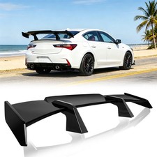 For Acura ILX 2013-2022 Glossy Black Rear Spoiler Trunk Wing Pro Style GT Racing picture