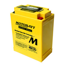 MotoBatt MB12U 12V 15AH 160CCA AGM Battery - Motorcycle ATV Powersport YB12A-A picture