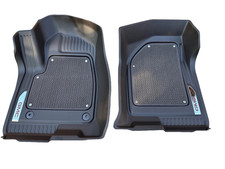 2019-2027 GMC Sierra Factory Front Floor Liners 84982192 Dark Atmosphere NOT BLK picture