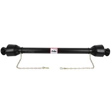 48-80.5 PTO Shaft 1-3/8 6 Spline Both Ends Series 4 Tractor No Slip Clutch Black picture