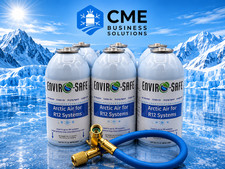 Envirosafe Arctic air for R12, Auto A/C, Refrigerant Support, 6 Can & Hose picture