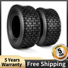 2pcs Lawn Mower Tires 4Ply 16x6.50-8 16x6.5x8 Tubeless Garden Turf Tires picture