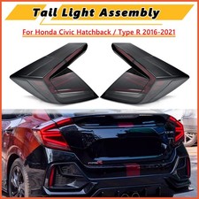 LED Sequential Smoke Lens Tail Lights Type R For Honda Civic Hatchback 2016-2021 picture