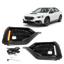 For Subaru WRX 2022 2023 2024 LED Turn Signal DRL Fog Bezel Light Kit Pair picture