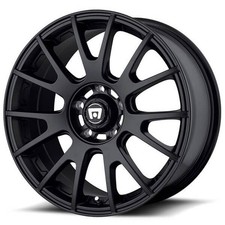 17x8 Motegi Wheels MR118 Ms7 Matte Black Rims 5x114.3 ET+45 (1pc) picture