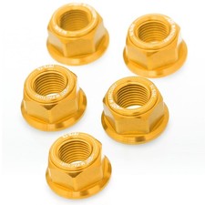Gold CNC Racing Rear Sprocket Nuts For MV Agusta Superveloce 800 E5 / S E5 21-22 picture