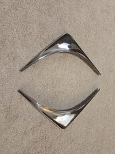 1955-57 Ford Thunderbird Original Fender Skirt Rock Guard Trim (Show Ready) picture