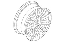 Genuine BMW Wheel Alloy 36-11-8-036-934 picture