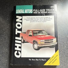 Chilton GM Full Size Trucks 1988-1998 Chevrolet GMC Sierra Blazer Repair Manual picture