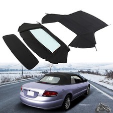 For Chrysler Sebring 96-06 Sailcloth Convertible Soft Top & Heated Glass Window picture