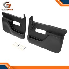 NEW Inner Door Panel Pair For 1990-1994 Chevrolet GMC Sierra Silverado Black picture