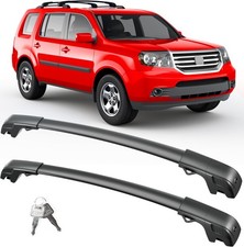 300lb Lockable Roof Rack Cross Bars for Honda Pilot 2009-2015 picture