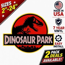 Jurassic Park Dinosaur Vinyl Car Window Decal Graphic Bumper Sticker picture
