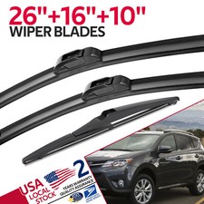 OEM QUALITY Windshield Wiper Blade Kit For Toyota RAV4 2013-2018 of 26''/16''/10 picture