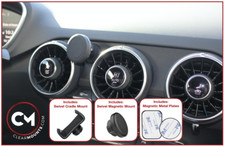 Clearmounts Swivel Magnetic & Cradle Phone Holder - Audi TT MK3 2015-2025 (8S) picture