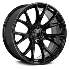 Strada OE Replica HELLCAT Wheels 20x9.5 (20, 5x114.3, 71.6) Black Rims Set of 4 picture