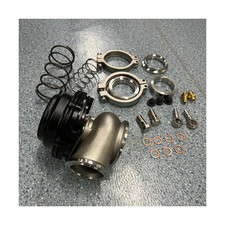 44mm External Wastegate MVR V-Band For Tial Turbo Black Anodized Kit picture