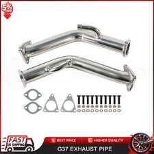 For Infiniti G37 Q50 Q60 Nissan 370ZVQ35HR VQ37VHR Exhaust Pipes Stainless Steel picture