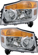 For 2008-2010 Nissan Armada Headlight Halogen Set Driver and Passenger Side picture