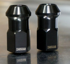 Signature Black Titanium Lug Nut 14x1.5 Closed 43mm 19mm 3/4