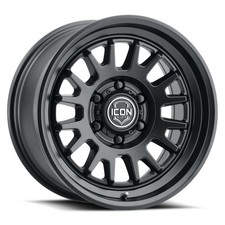 ICON Alloys Anza, Satin Black, 17 x 8.5 / 5 x 150, 25mm Offset, 5.75