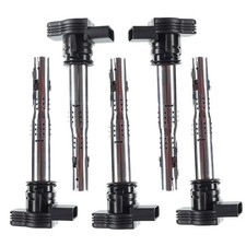 5pc Ignition Coils Set for Jetta Tiguan Golf A3 A6 Quattro 07K90571C Direct Fit picture