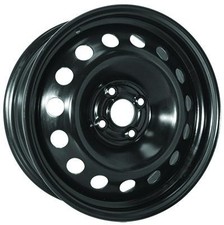 16x6.5 Black Steel Wheel Rim Fits Pontiac G3, OE6KU 16Inch 4x100 4Lug ET42 picture