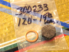 1935-41  Packard Jr. 120-SIX-110 Oil. pan plug/gasket. picture