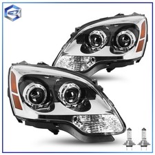For 2007-2012 GMC Acadia Projector 2Pcs FACTORY Headlights Headlamps w/Bulbs L+R picture