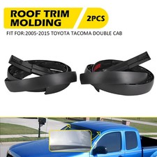 For Toyota Tacoma Double CAB 2005-2015 Roof Drip Molding Weatherstrip Trim 2PCS picture