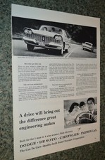 1959 PLYMOUTH SPORT FURY ORIGINAL LARGE ADVERTISEMENT PRINT AD 59 picture