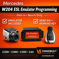 Mercedes W204 ESL Emulator Programming Service C250 C300 C350 Mail-In Bench picture