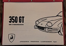 Lamborghini 350 GT Owner's Manual-Reproduction picture
