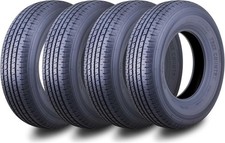 4PC Trailer Tires ST225/75R15 Free Country Radial 10 Ply LR E w/Scuff Guard picture
