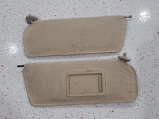 1987-1996 Dodge Dakota Driver & Passenger Sun Visor Pair Set Tan OEM picture