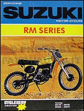 1975-1980 Suzuki RM100 and RM125 Shop Manual RM 100 125 Motorcycle Repair 1976  picture