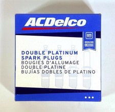 (QTY 4) ACDelco 41-987 12679799 Double Platinum Spark Plug Fits 2000-05 Deville picture