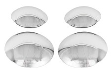 JEGS Baby Moon Center Caps [Stainless Steel, Polished] picture