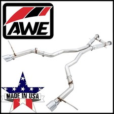 AWE Tuning Track Cat-Back Exhaust System fits 2014-2021 Jeep Grand Cherokee SRT picture