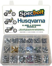 SPECBOLT 250PC HUSQVARNA MOTORCYCLE BOLT KIT TE TC CR FC FE 50 65 85 125 250 300 picture