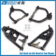 FOR 1974-1978 FORD MUSTANG II FRONT SUSPENSION LOWER+UPPER TUBULAR CONTROL ARMS picture
