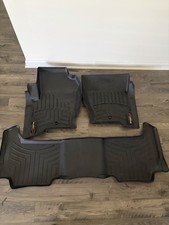WeatherTech FloorLiner Full Set Front & Rear Black  (3-Piece) picture