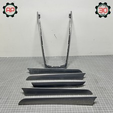 08-15 AUDI A4 S4 INTERIOR ALUMINUM DECORATIVE TRIM INSERTS SET OEM picture