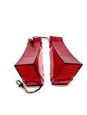 1968 Chevelle LED Tail Light Lamp Red Lens LH RH PAIR picture