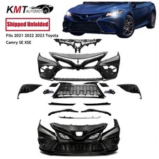 Fits 2021 2022 2023 Toyota Camry SE XSE Front Bumper Cover Grille Complete Kit picture